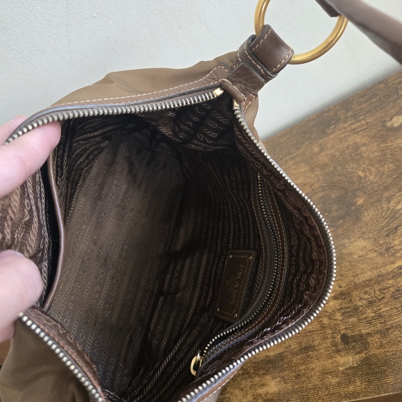 Prada Brown Shoulder Bag with COA - Picture 6 of 11